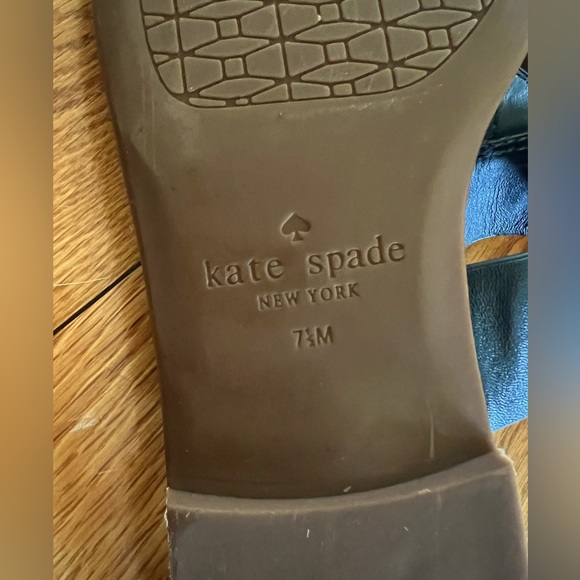 Kate Spade Navy Blue Carolina Sandals with box, size 7.5, excellent like new - Picture 7 of 7
